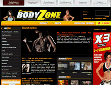 Tablet Screenshot of body-zone.cz